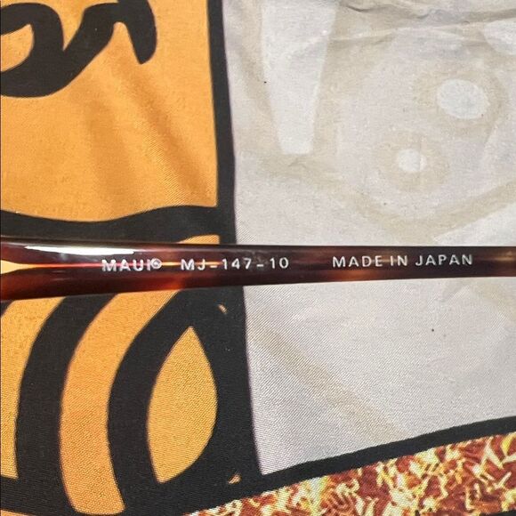 Vintage Maui Jim Cabana MJ 147-10 tortoise brown oval sunglasses - Picture 6 of 9